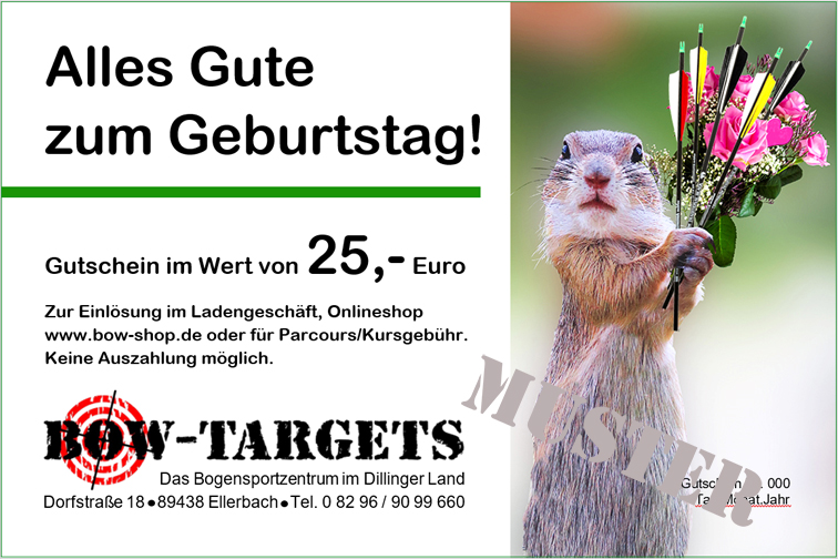 Der Gutschein für Geburtstagskinder