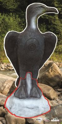 Scheibenauflage Leitold, 2D-Kormoran