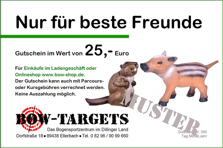 Der Gutschein für beste Freunde