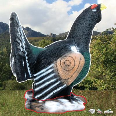 Scheibenauflage Leitold, 2D-Auerhahn balzend