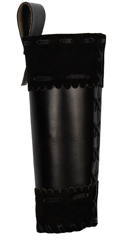 Getränkehalter aus Leder