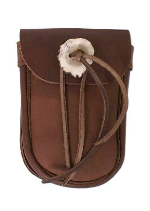 Gürteltasche mit Geweihknopf
